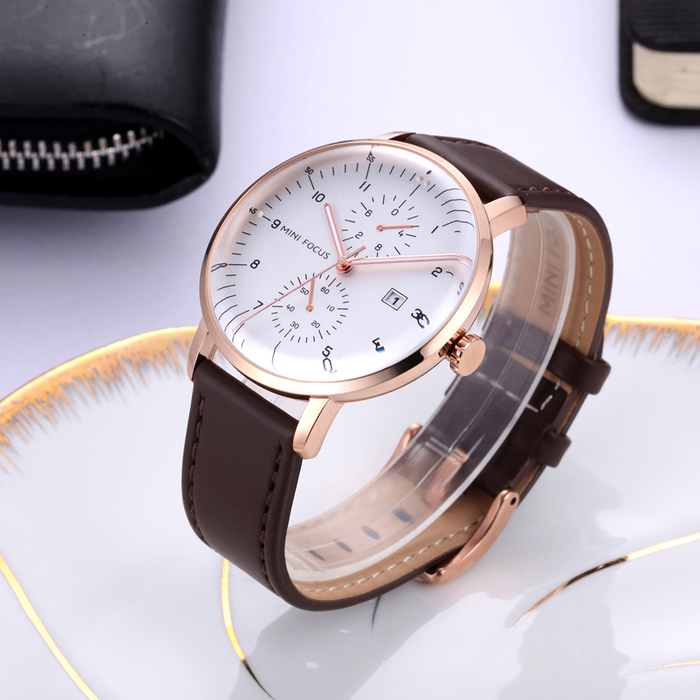 Smartwatch Watches Brands For Men - MINI FOCUS Chronograph Watch Brand Luxury