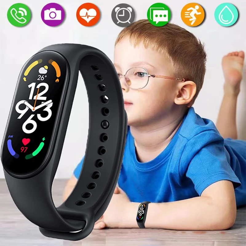 Smartwatch Digital Watches For Boys - Kids Smartwatch Children Sports Fitness Watches