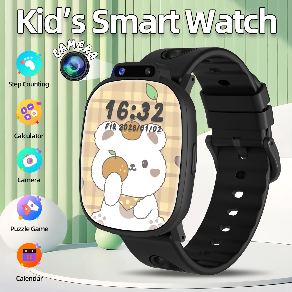 Kids Watches Not Smartwatch - 2026 New LAXASFIT Kids Camera Smartwatch