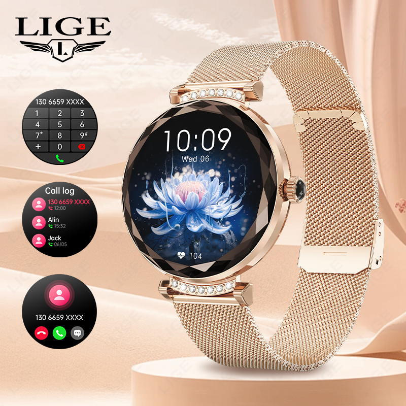 Smartwatch Latest Watches For Women - LIGE Fashion Ladies Smart Watch NX7