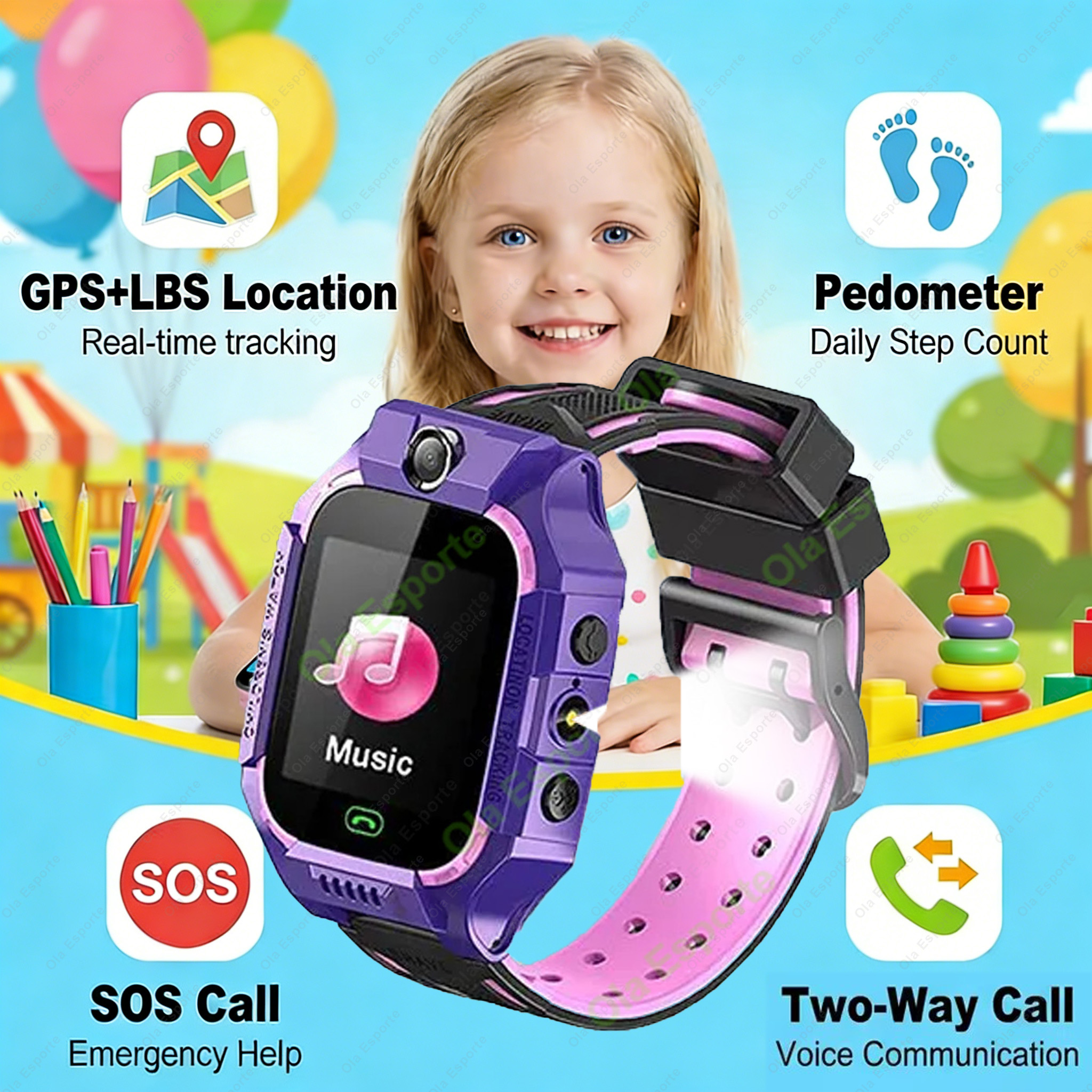 Kids Watches Not Smartwatch - 2G Kids Smart Watch GPS Tracker,