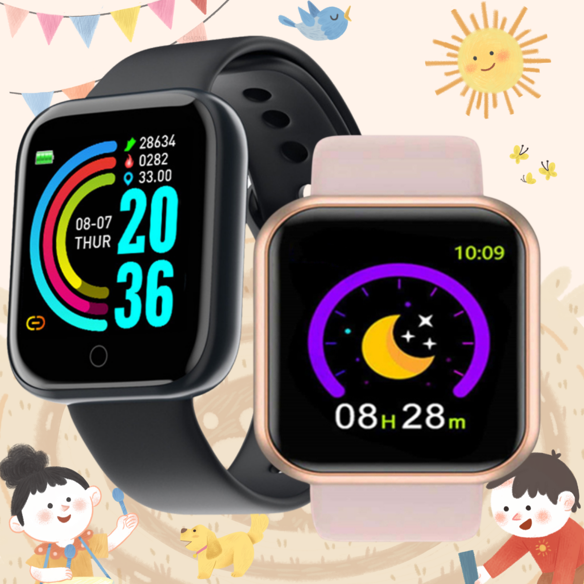 Smartwatch Digital Watches For Boys - 2025 New Digital Watches Smart LED
