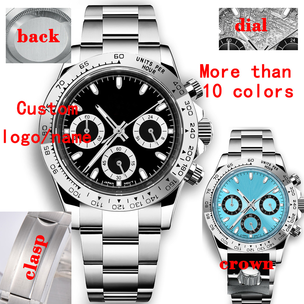 Chronograph Sport Watch - Custom 39mm Watch Quartz for Men