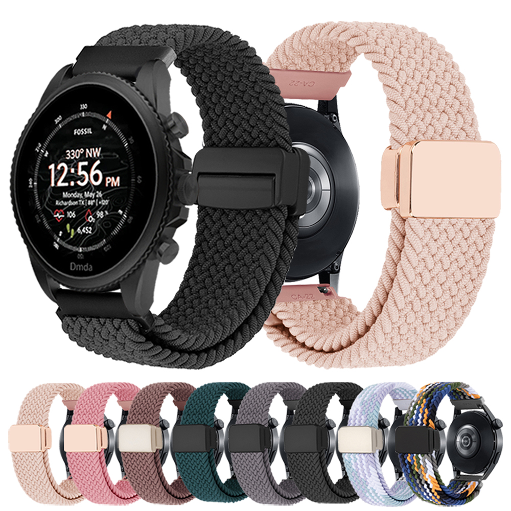Fossil Watches Smartwatch Gen 5 - 20mm 22mm Magnetic Buckle Strap For