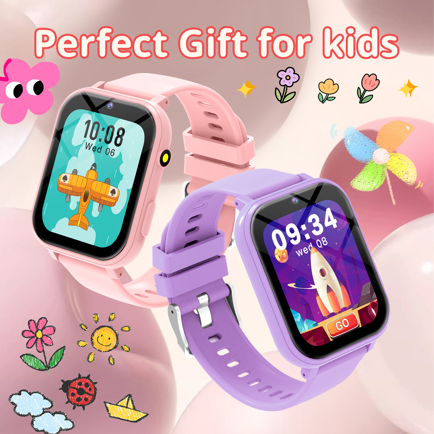 Kids Smart Watch Games Camera  - огляд і ціна Smartwatch Watches Gift For Girls