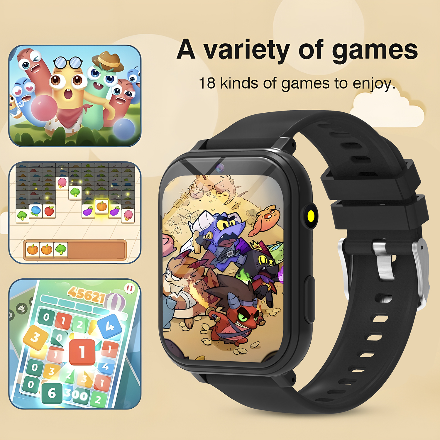 Kids Smart Watch Games Camera  - огляд і ціна Smartwatch Watches Gift For Girls