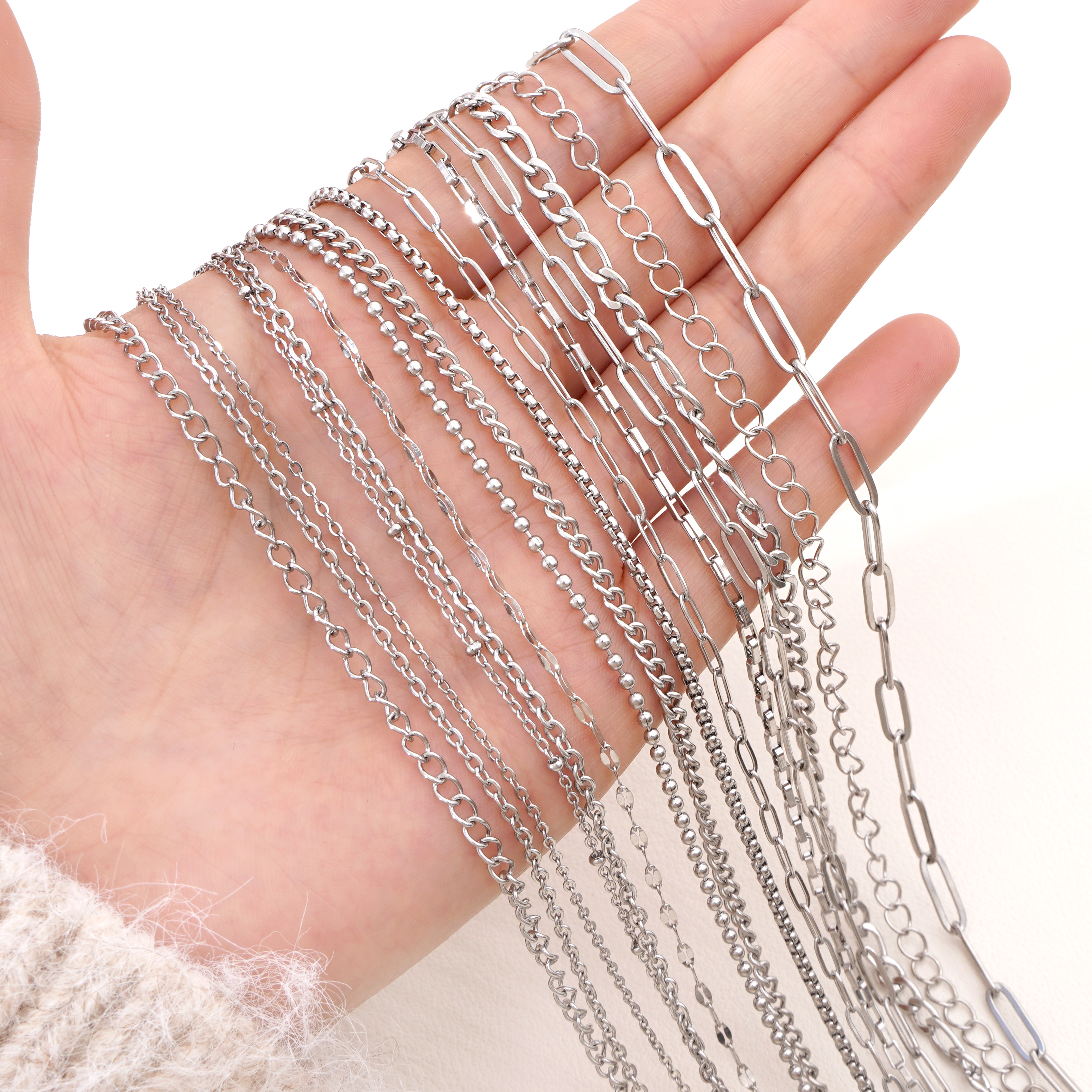 1m/lot Chains Stainless Steel  - огляд і ціна Bracelet Link Remover