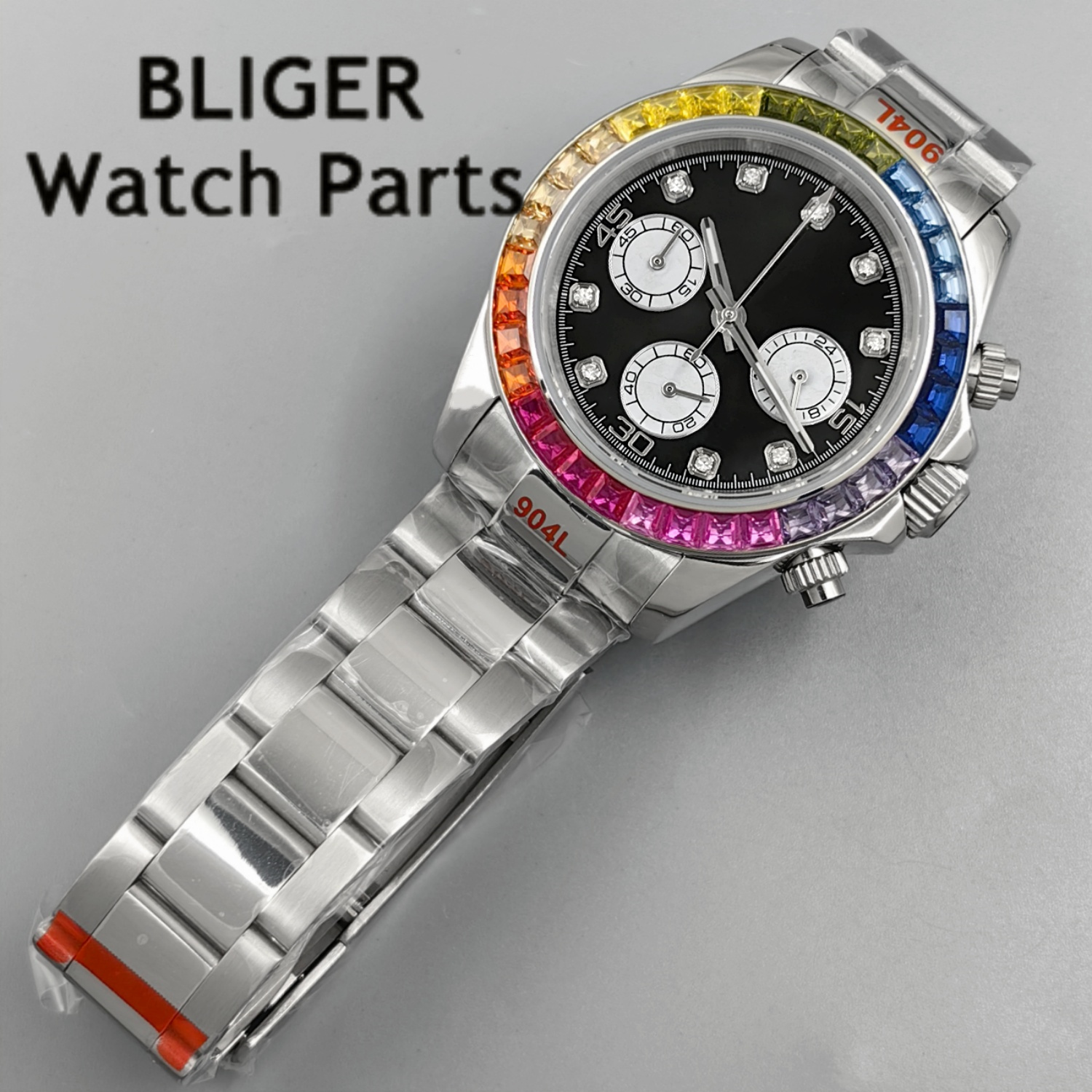 BLIGER Black Panda Dial Multic - огляд і ціна Chronograph Sport Watch