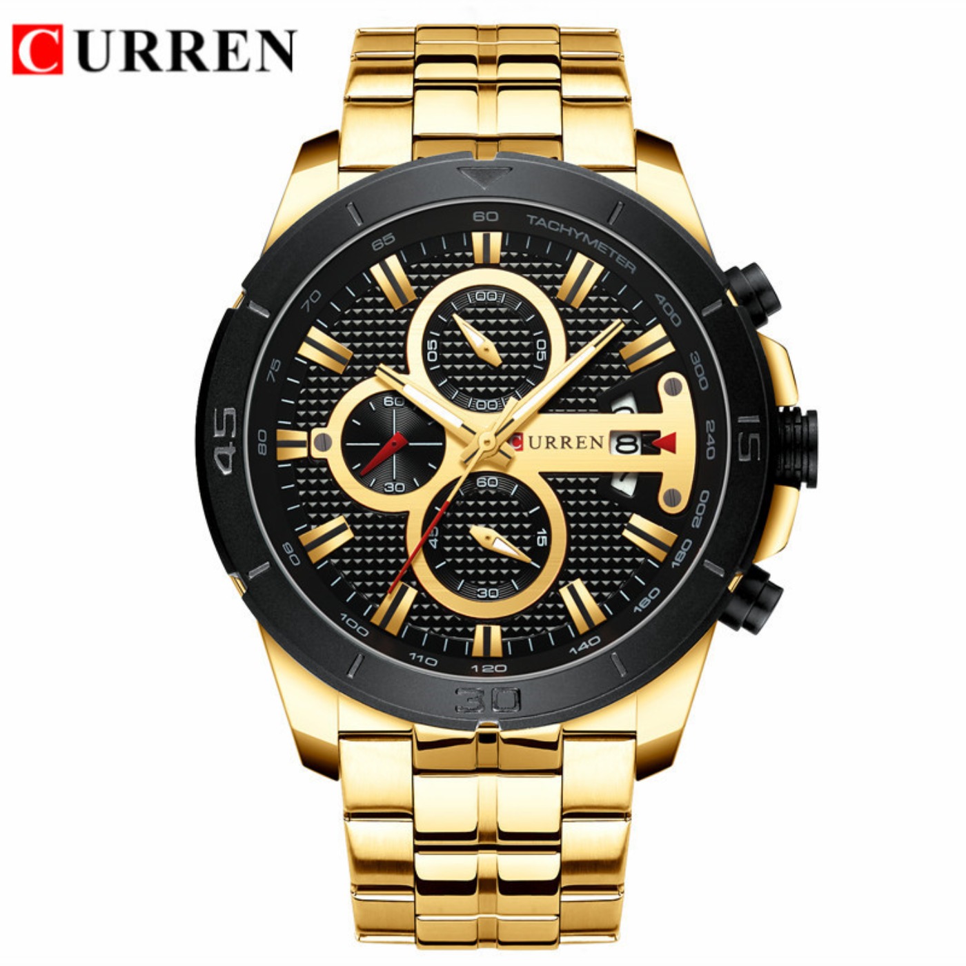 CURREN Watch Men Waterproof Ch - огляд і ціна Chronograph Sport Watch