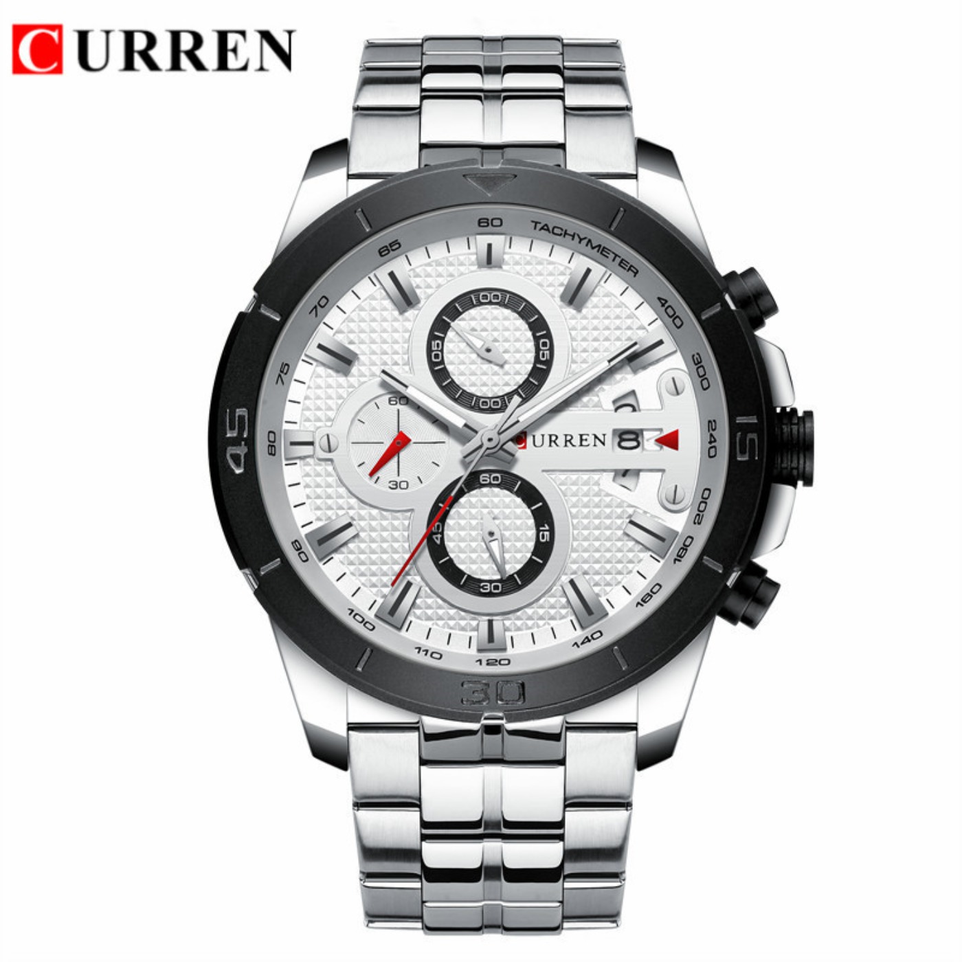 CURREN Watch Men Waterproof Ch - огляд і ціна Chronograph Sport Watch
