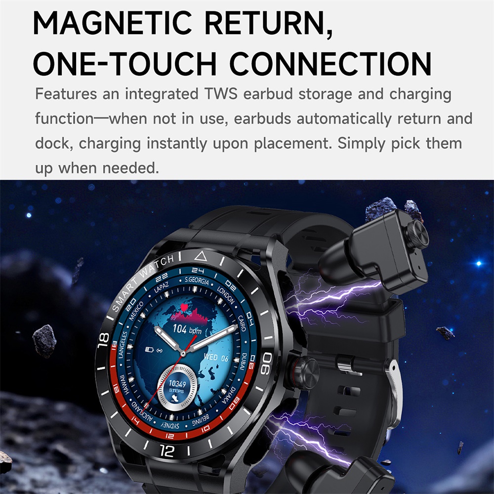 696 Men Blue Tooth Call Earpho - огляд і ціна Smartwatch Noise Watches For Men
