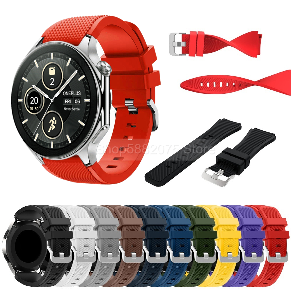 22mm Silicone Strap For OPPO W - огляд і ціна Smartwatch Oneplus Watches