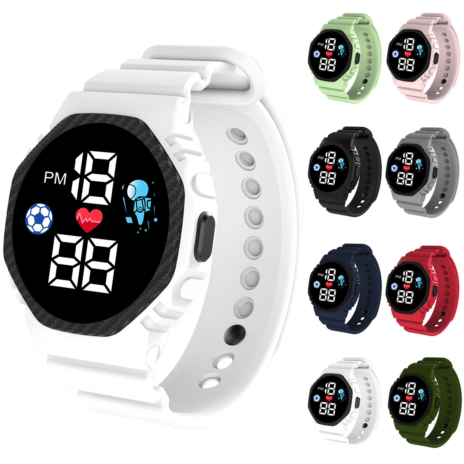 Multi-color Smart Watch For Ki - огляд і ціна Smartwatch Digital Watches For Boys