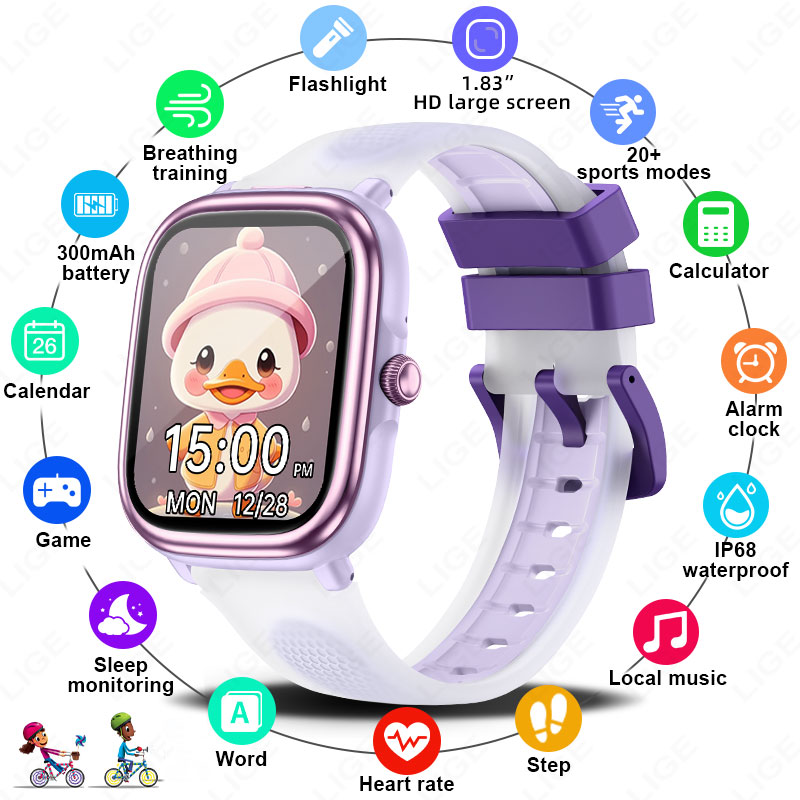 LIGE 2026 New Children Learnin - огляд і ціна Smartwatch Watches Gift For Girls