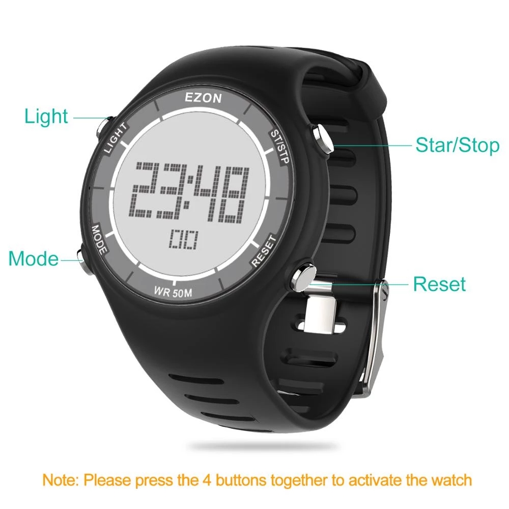 EZON New Fashion Woman Digital - огляд і ціна Chronograph Sport Watch