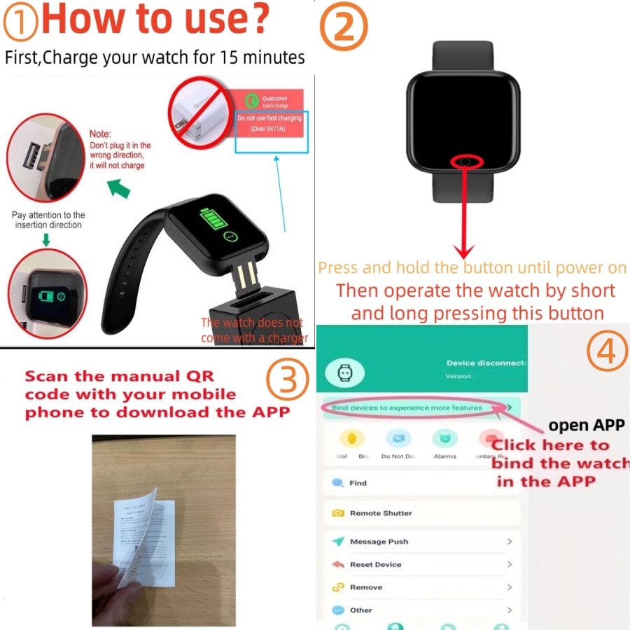 Smart Watch Message Remind Mus - огляд і ціна Smartwatch Watches For Children