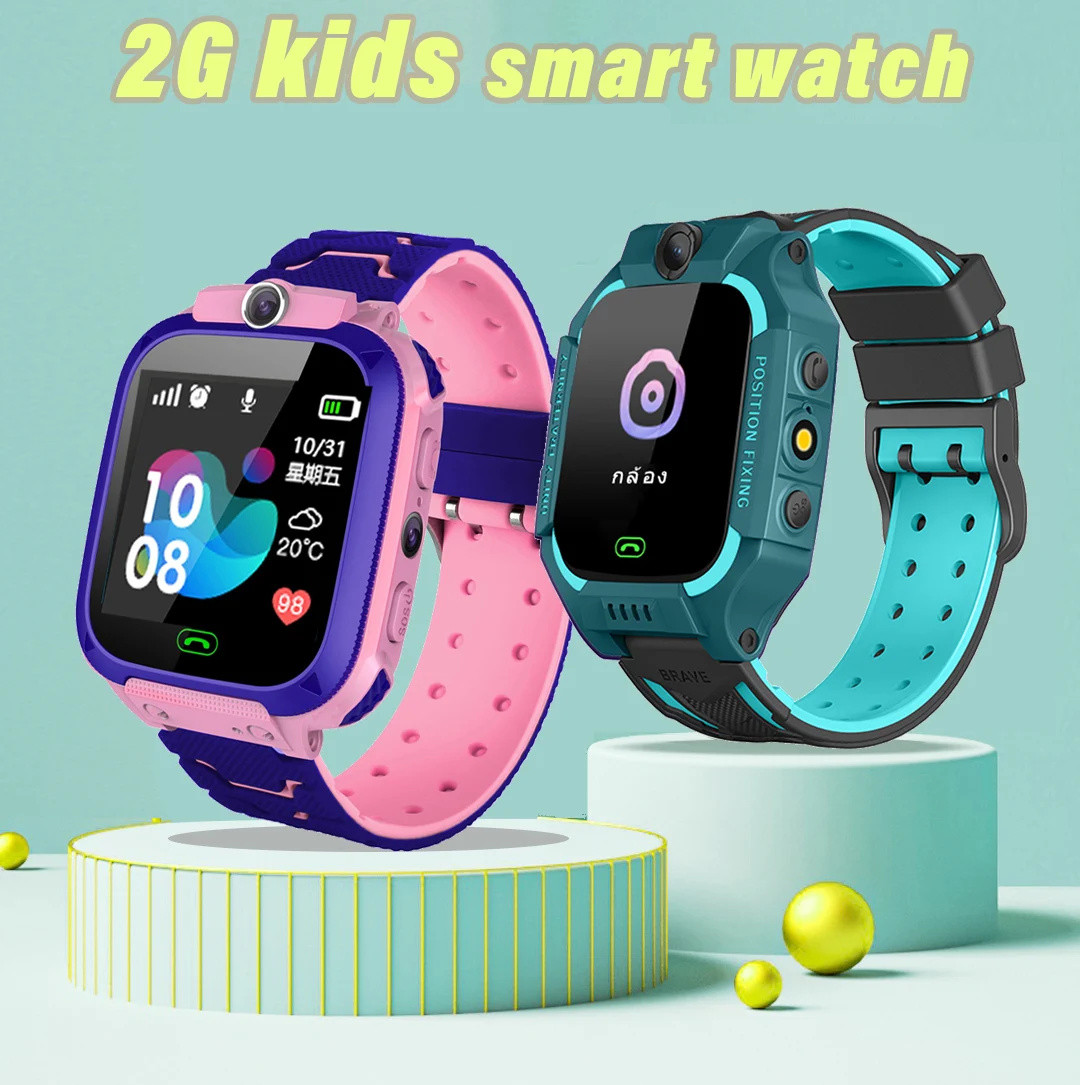 Q12 Kids Smart Watch 2G SOS Ca - огляд і ціна Smartwatch Watches For Children
