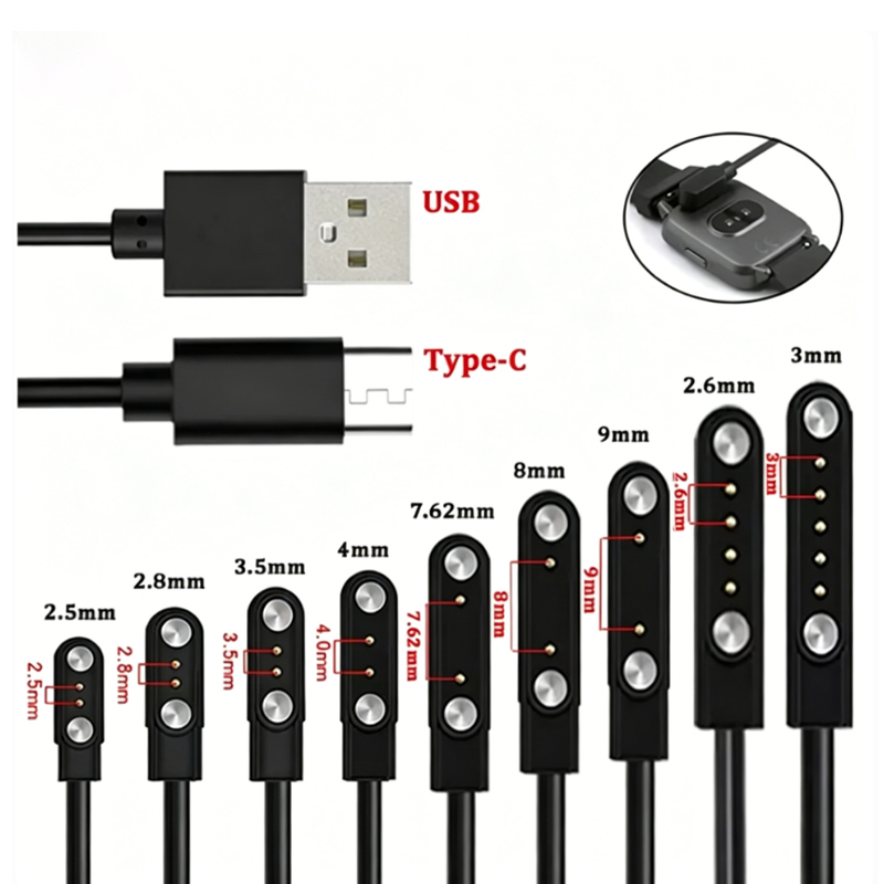 1PCS 2Pin 4Pin For Smartwatch  - огляд і ціна Smartwatch Watches For Children