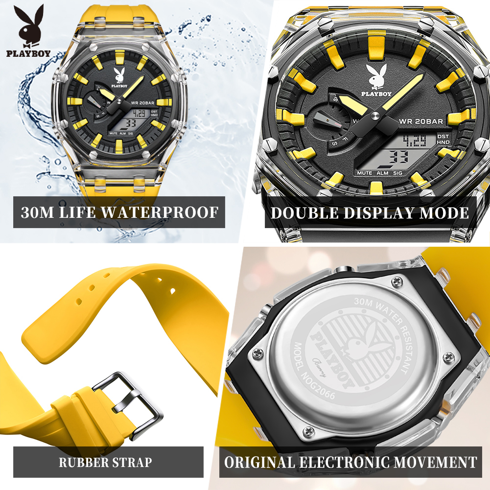 PLAYBOY 2066 Brand Original El - огляд і ціна Smartwatch Watches Brands For Men