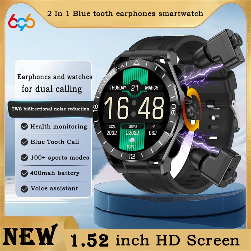 696 Men 2 In 1 Blue Tooth Call - огляд і ціна Smartwatch Noise Watches For Men