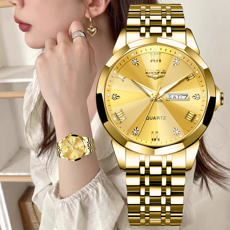 LIGE Brand Luxury Women Watch  - огляд і ціна Chronograph Sport Watch