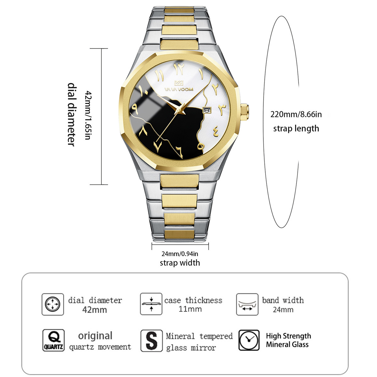 Top Brand Men Watch Marble Dia - огляд і ціна Smartwatch Watches Brands For Men