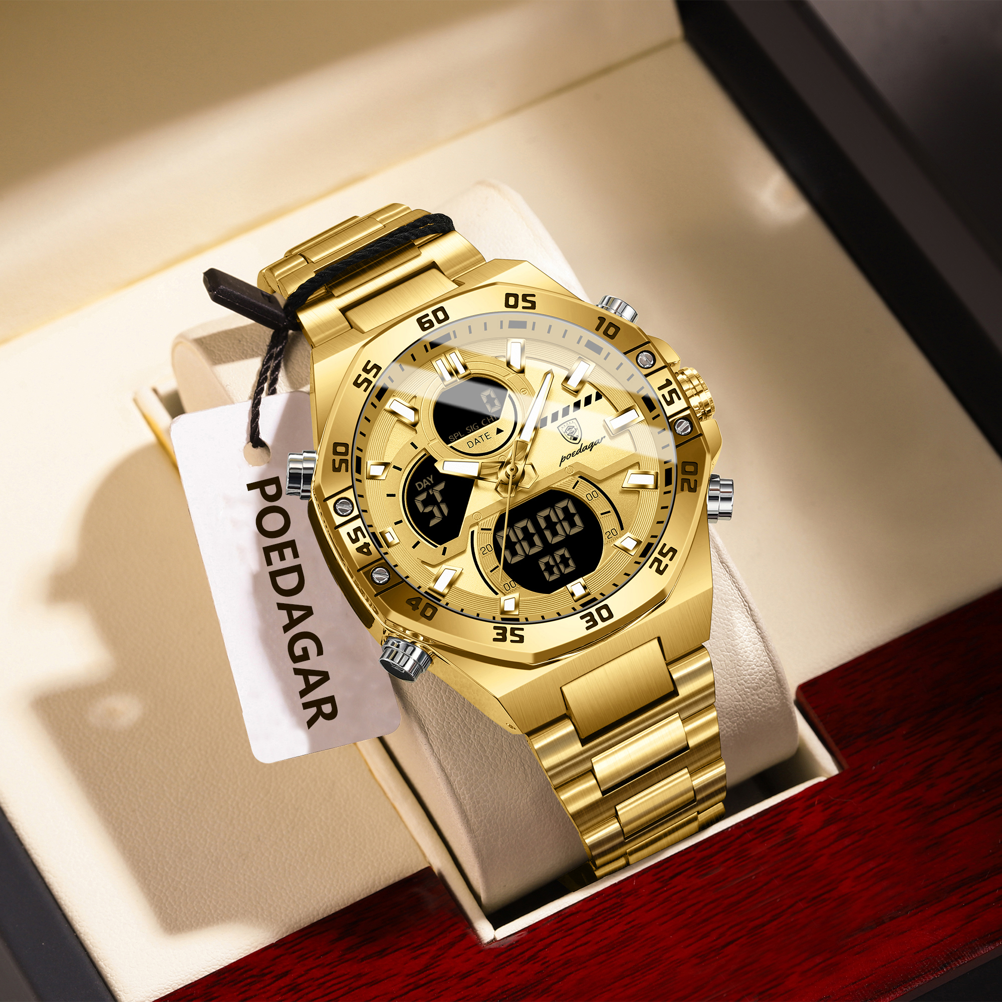 POEDAGAR Sport Men Watch LED W - огляд і ціна Chronograph Sport Watch