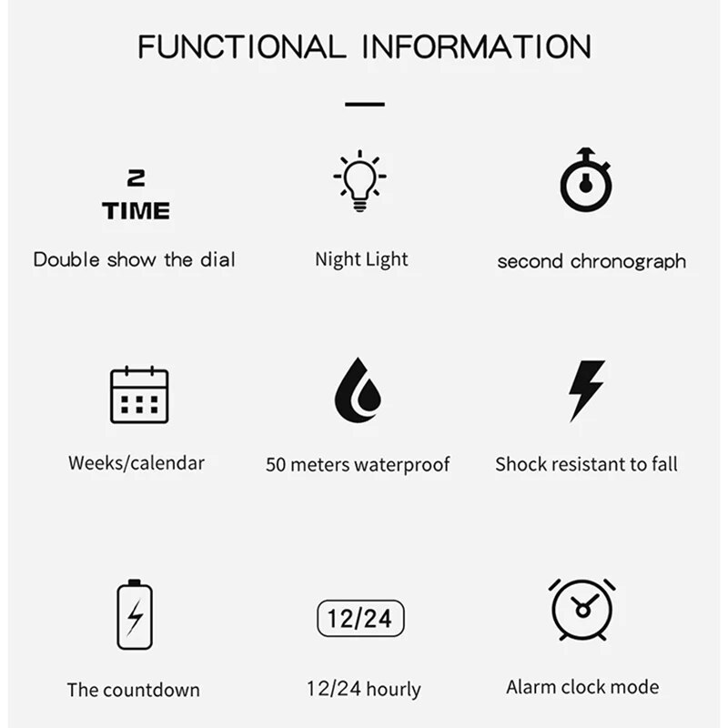 SANDA Brand G Style LED Digita - огляд і ціна Chronograph Sport Watch