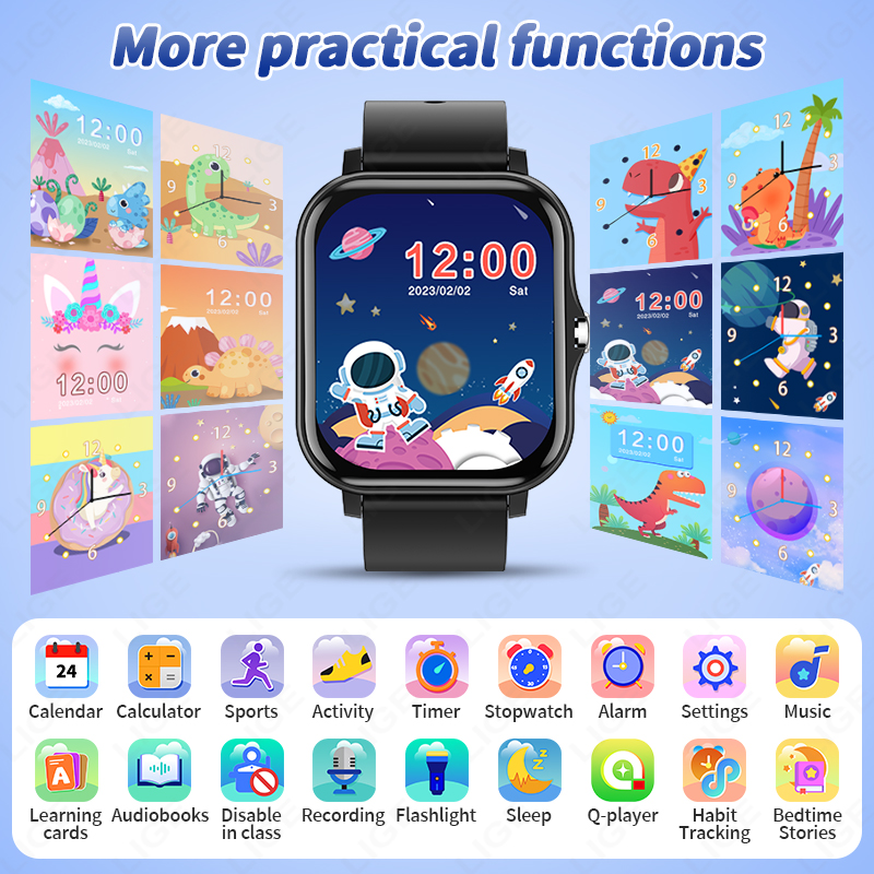LIGE 2025 Audiobook Children S - огляд і ціна Smartwatch Digital Watches For Boys