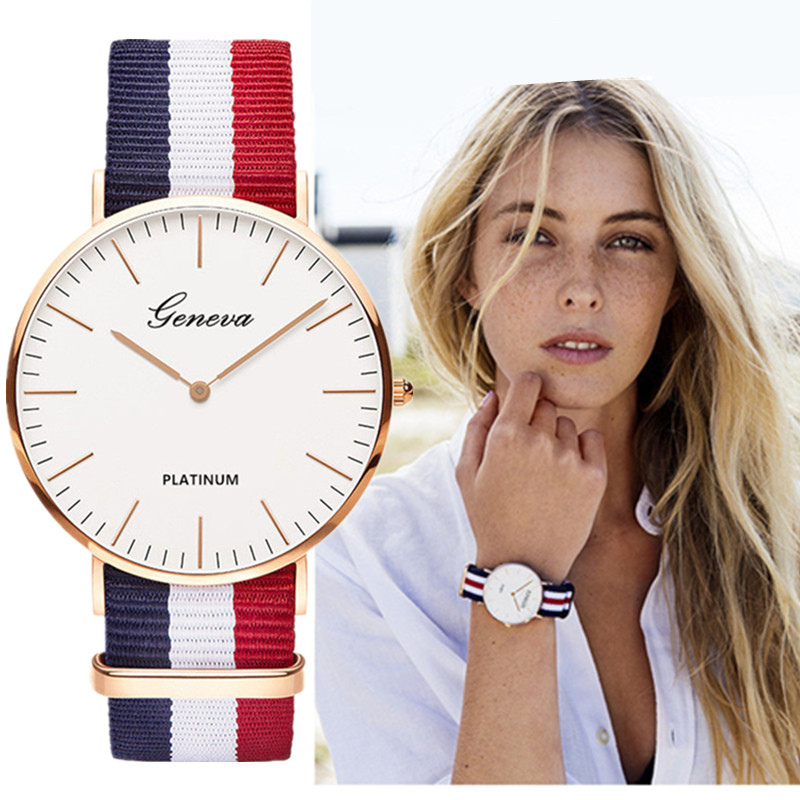 Classic Fashion Stripe Nylon B - огляд і ціна Smartwatch Watches For Women Branded