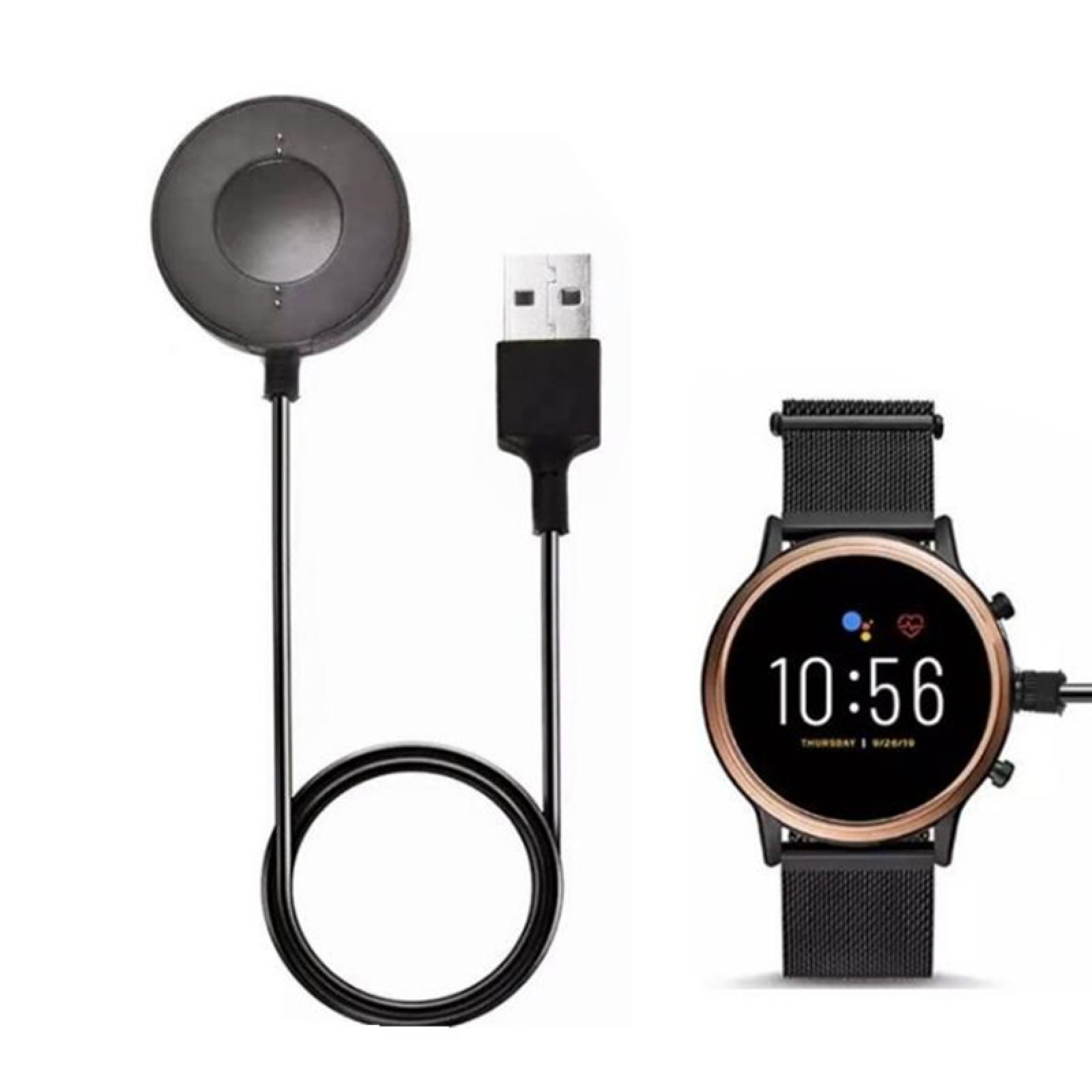 Wireless Charging Cable Dock M - огляд і ціна Fossil Watches Smartwatch Gen 4