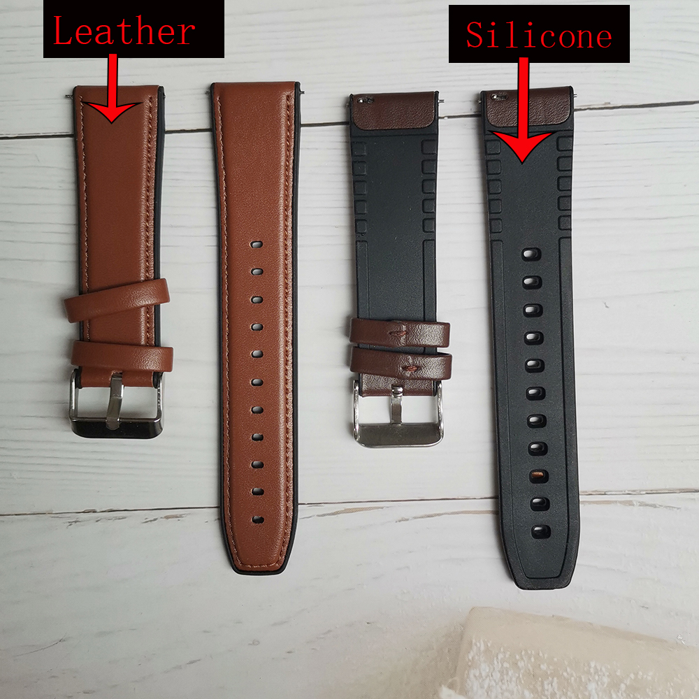 22mm Silicone Leather Band For - огляд і ціна Fossil Watches Smartwatch Gen 5