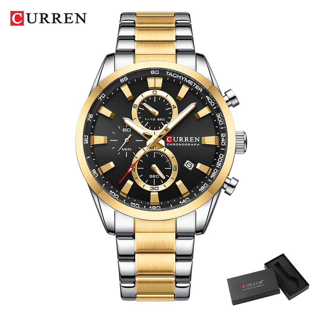 CURREN Casual Quartz Chrono Sp - огляд і ціна Chronograph Sport Watch