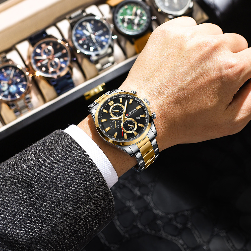 CURREN Casual Quartz Chrono Sp - огляд і ціна Chronograph Sport Watch