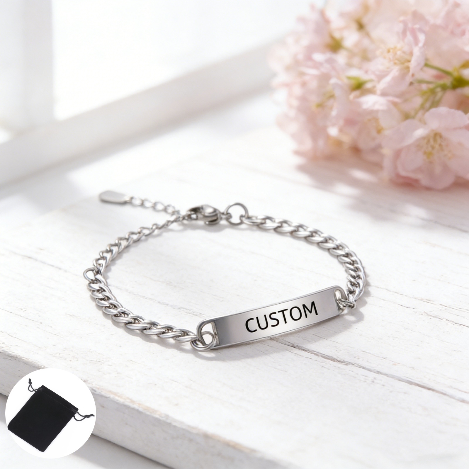 Customized Name Text Date 5MM  - огляд і ціна Bracelet Link Remover