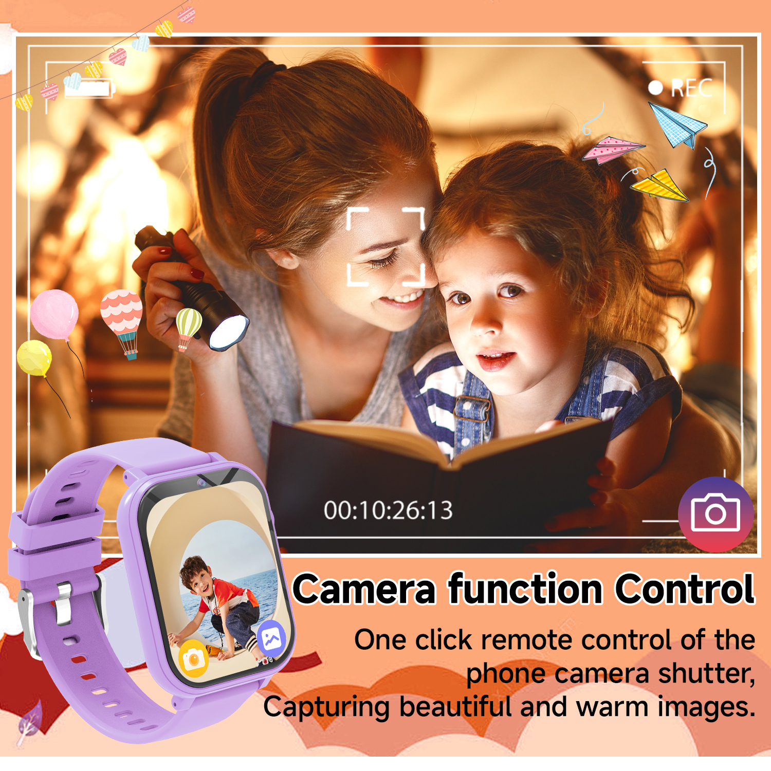 Kids Smart Watch with Camera f - огляд і ціна Smartwatch Watches Gift For Girls