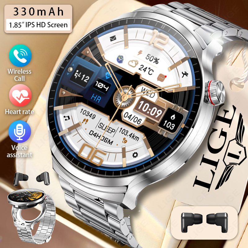 New Smart Watch Men TWS 2-in-1 - огляд і ціна Smartwatch Noise Watches For Men
