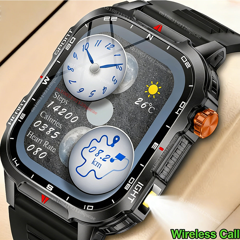 2026 Rugged Military Smart Wat - огляд і ціна Smartwatch Rugged Watches For Men