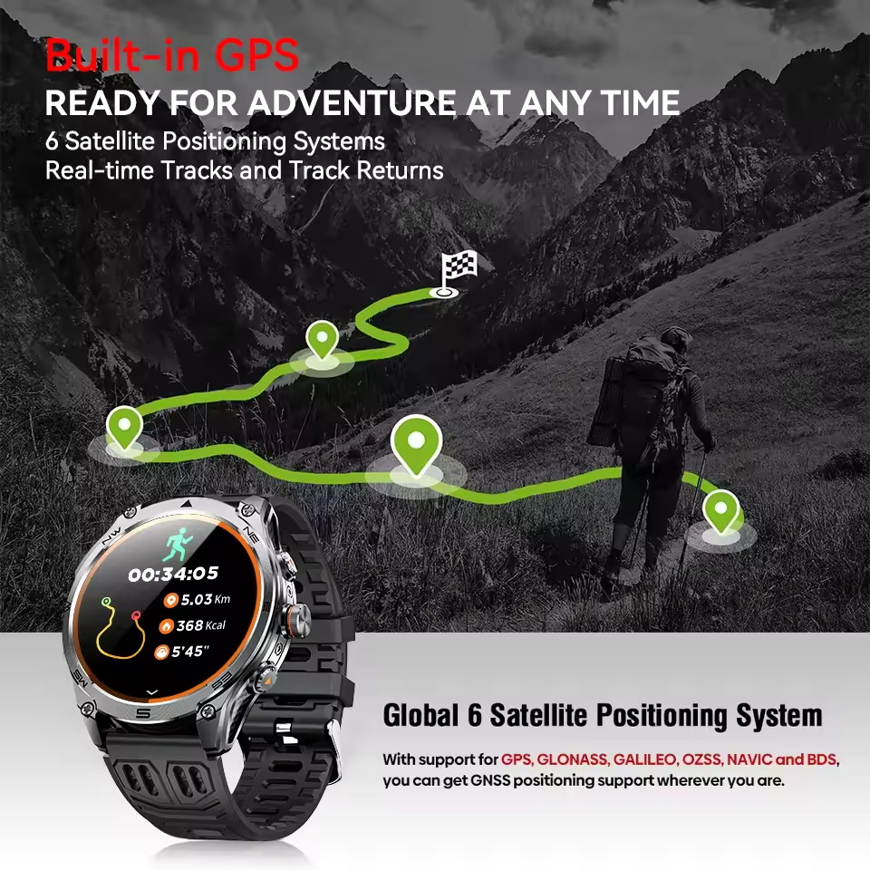 T-Rex 3 Military Grade 1000mAh - огляд і ціна Smartwatch Rugged Watches For Men