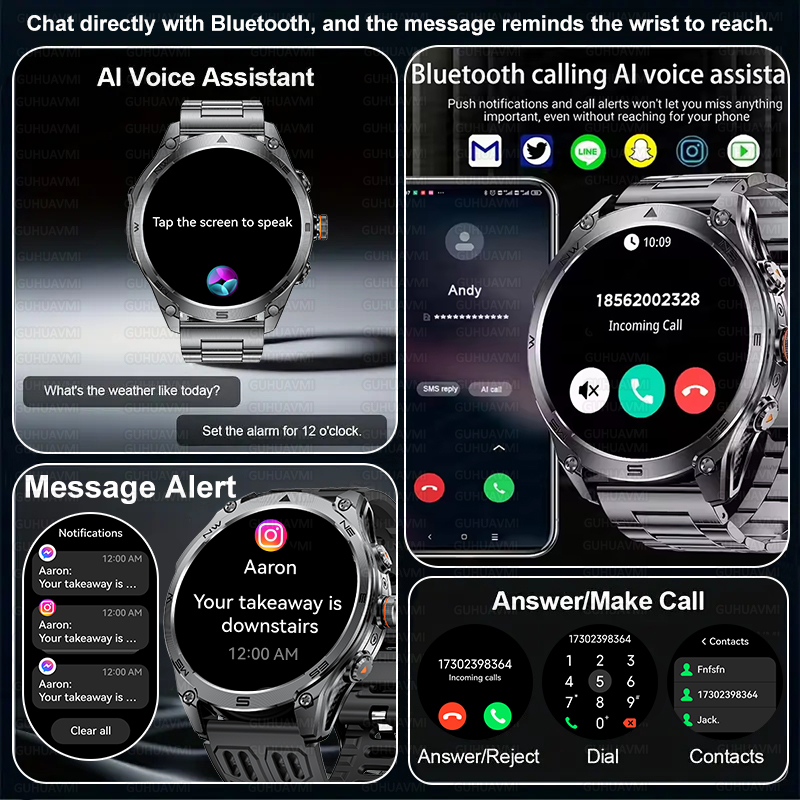 T-Rex 3 Military Grade 1000mAh - огляд і ціна Smartwatch Rugged Watches For Men