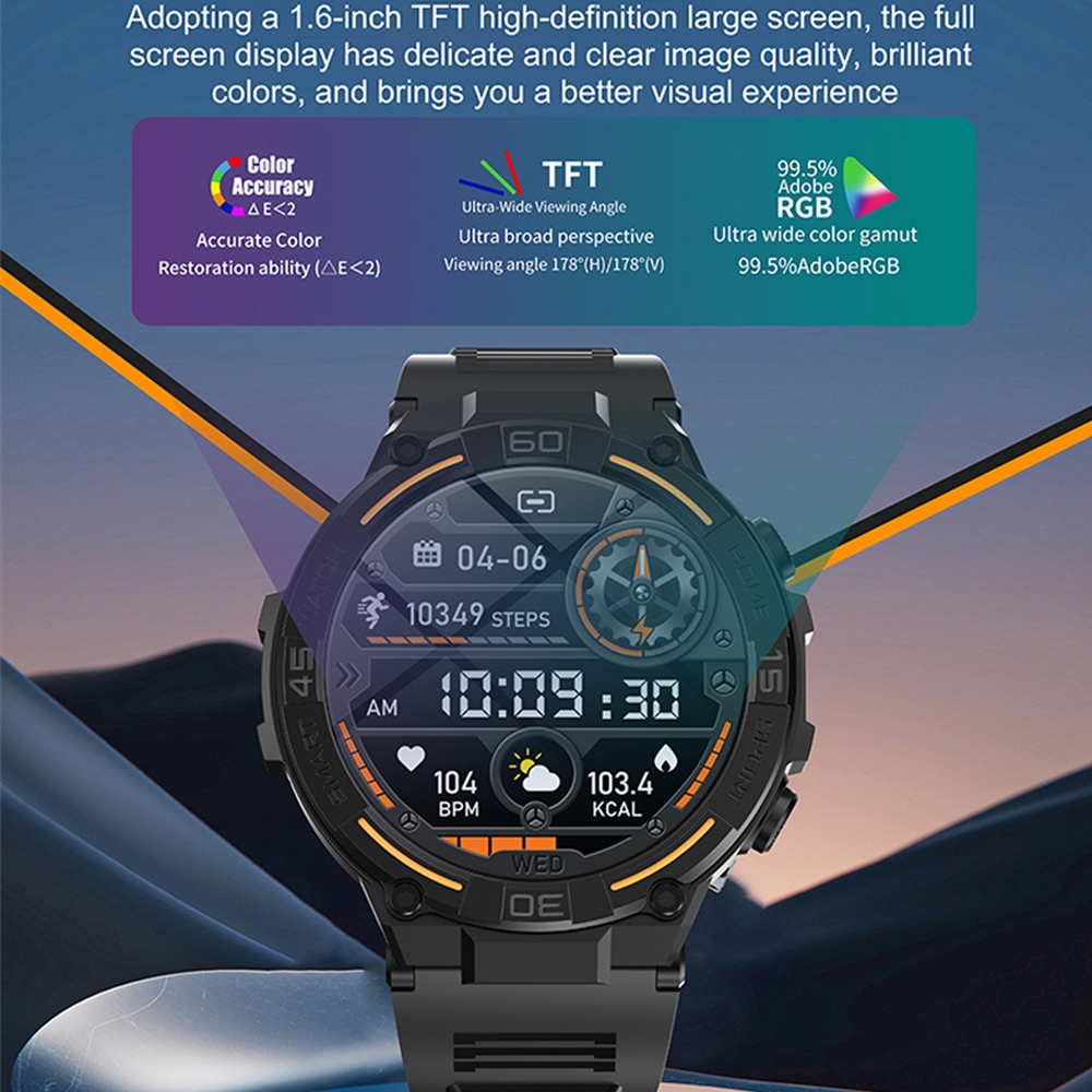 Outdoor Military Rugged Smartw - огляд і ціна Smartwatch Rugged Watches For Men