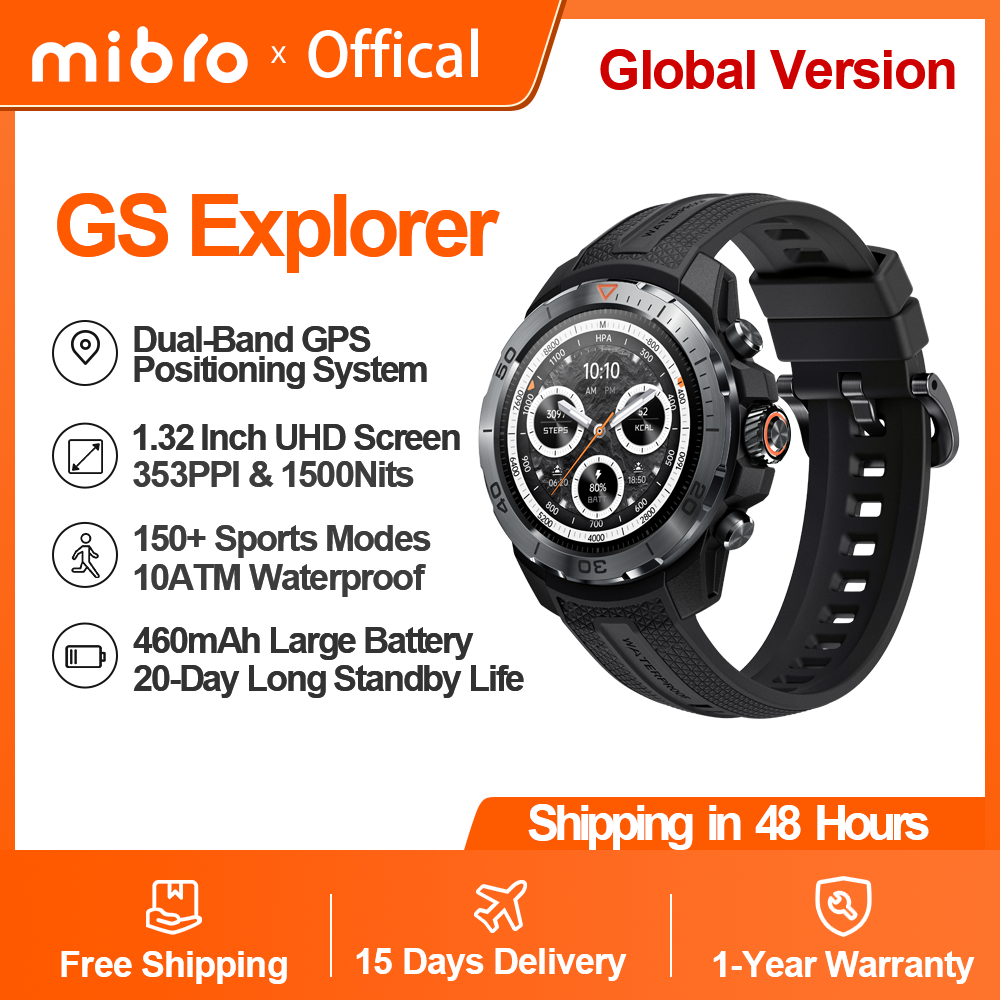 Mibro GS Explorer Smartwatch R - огляд і ціна Smartwatch Rugged Watches For Men