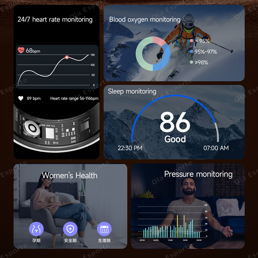 Newest Smart Ring Call Message - огляд і ціна Smartwatch Watches For Girls
