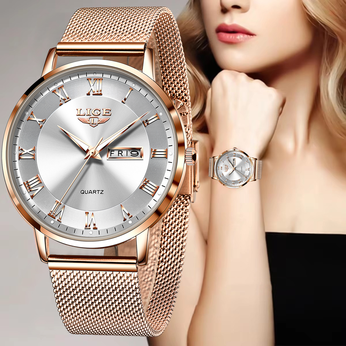 LIGE Fashion Women Watch Top B - огляд і ціна Chronograph Sport Watch