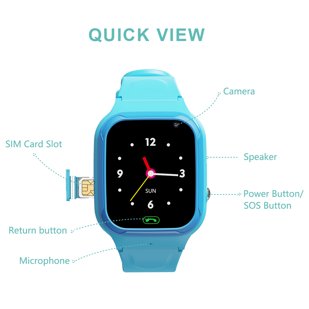 VALDUS New VT36 Kids Watch SOS - огляд і ціна Smartwatch Digital Watches For Boys
