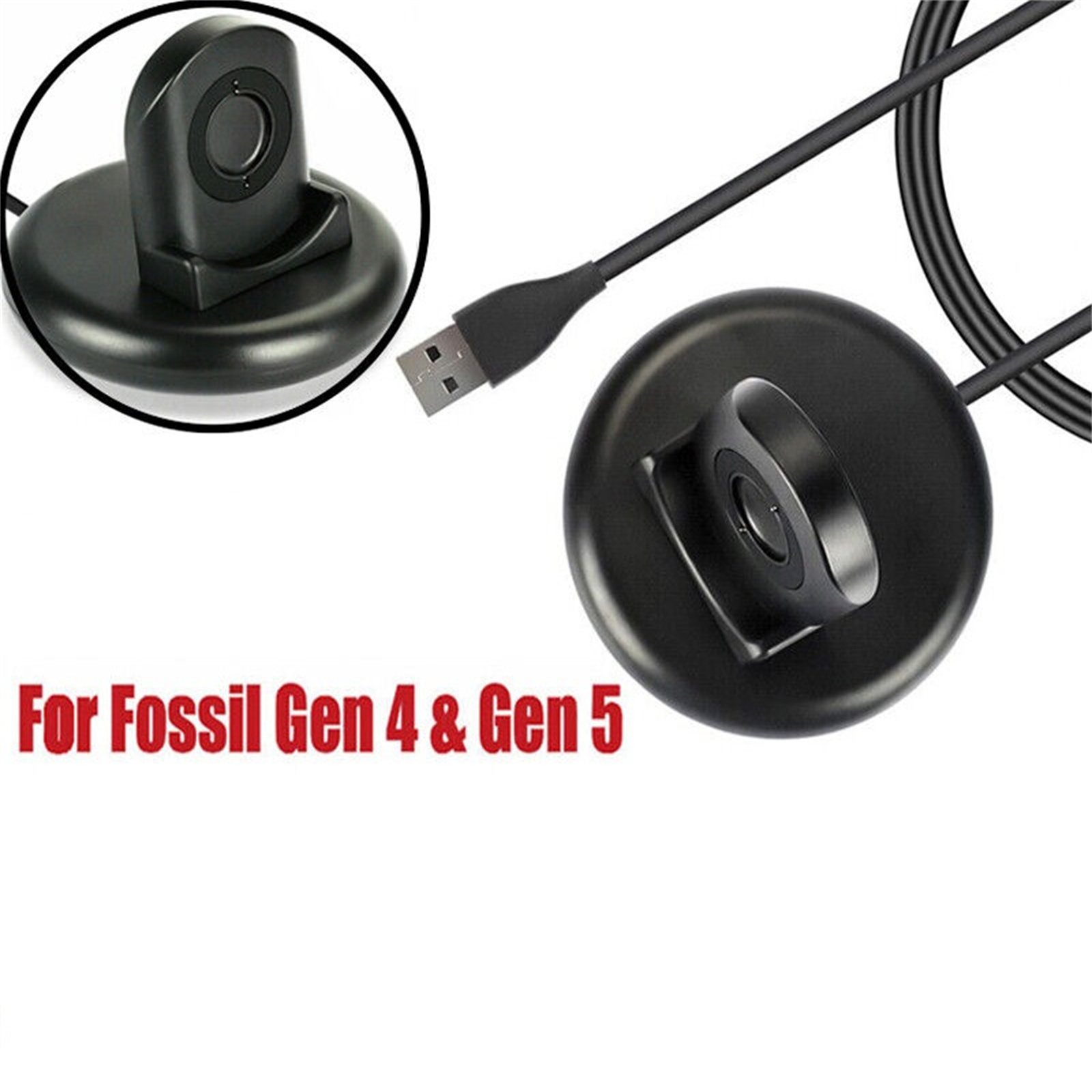 For Fossil Gen 5/4 USB Chargin - огляд і ціна Fossil Watches Smartwatch Gen 4