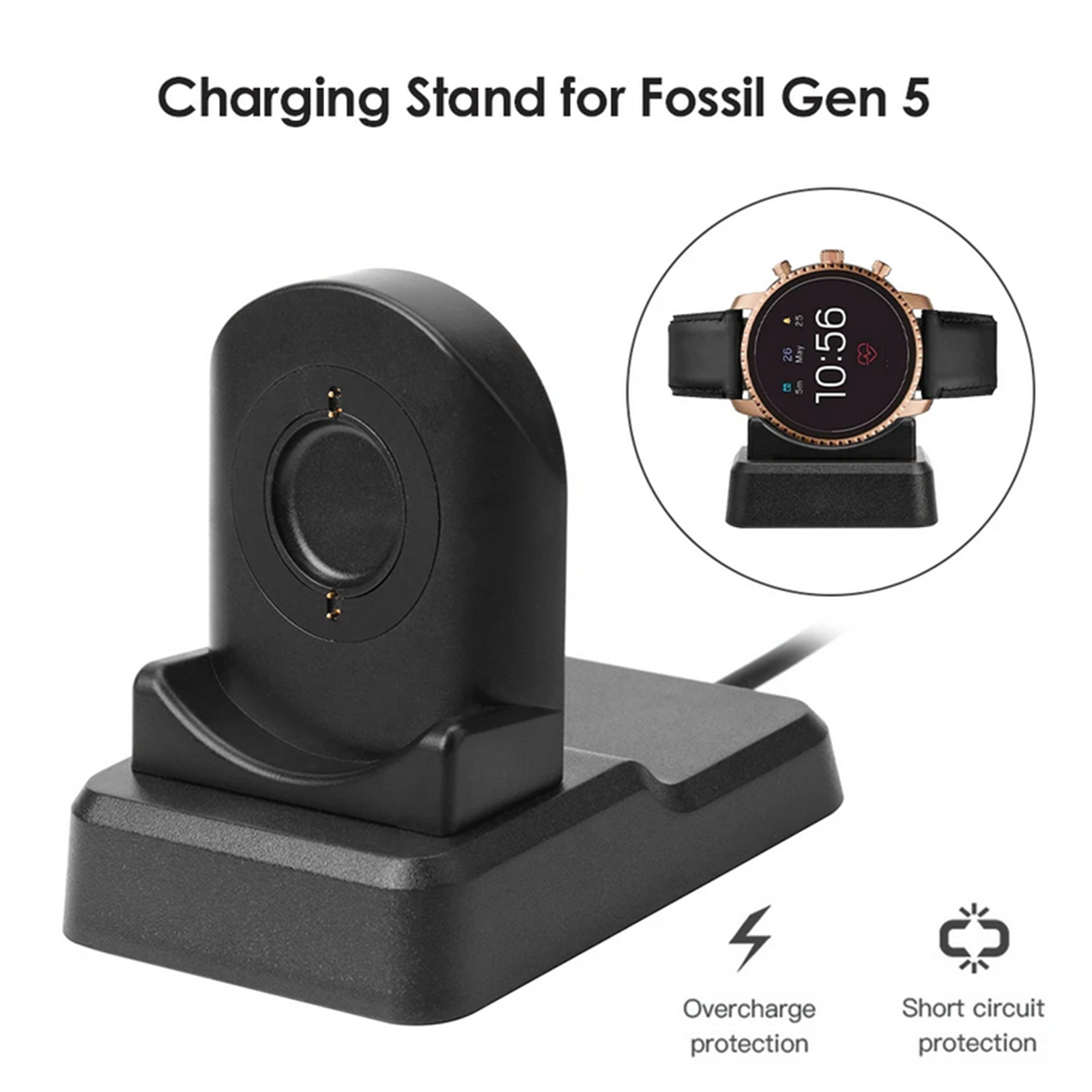 For Fossil Gen 5/4 USB Chargin - огляд і ціна Fossil Watches Smartwatch Gen 4