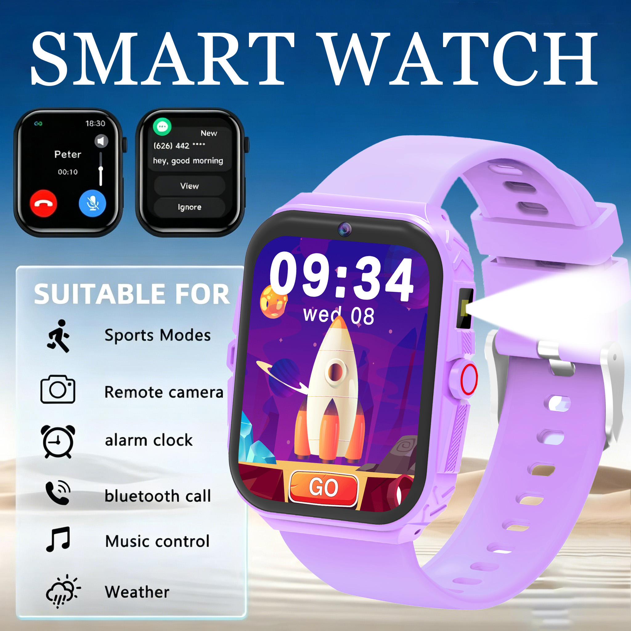 2025 New Smart Watch For Child - огляд і ціна Smartwatch Watches Gift For Girls