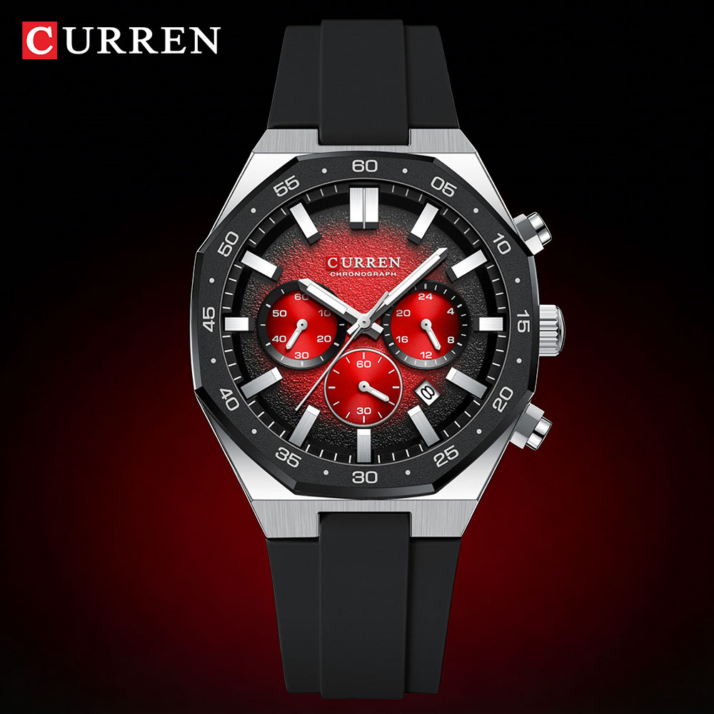CURREN Fashion Casual Men Spor - огляд і ціна Chronograph Sport Watch