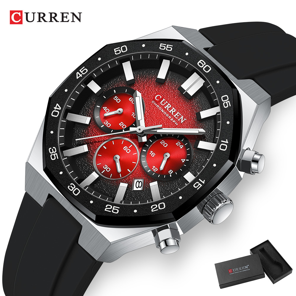 CURREN Fashion Casual Men Spor - огляд і ціна Chronograph Sport Watch